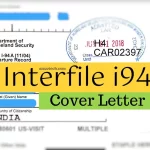 USCIS i94 Interfile Letter (with Barcode)