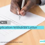 USCIS application withdrawal letter