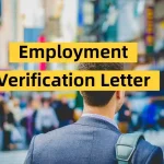 Employment verification letter