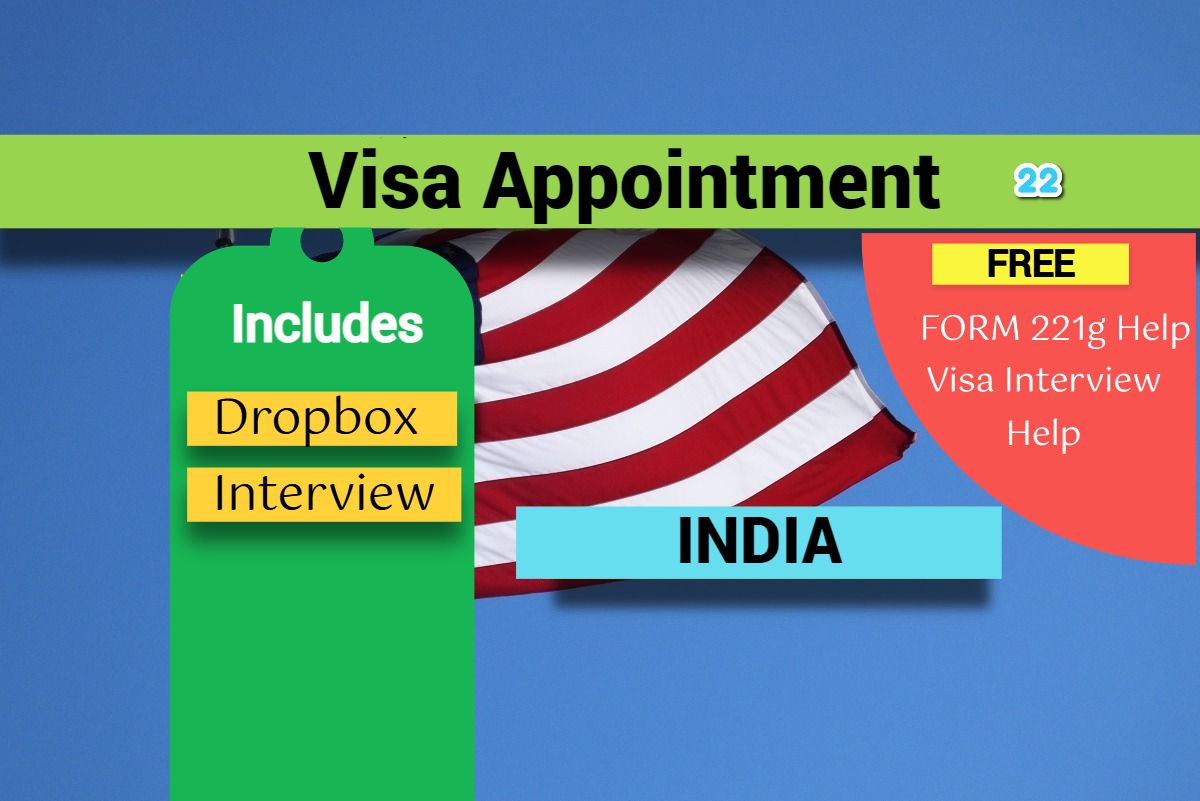 USA Visa Appointment in India - H1B/H4, F1/F2, L1/L2, B1/B2 - AM22Tech ...