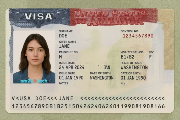 AI passport photo for USA visa