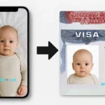 AI passport visa photo for infant, teenager and adults