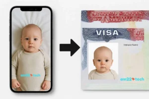 AI passport visa photo for infant, teenager and adults