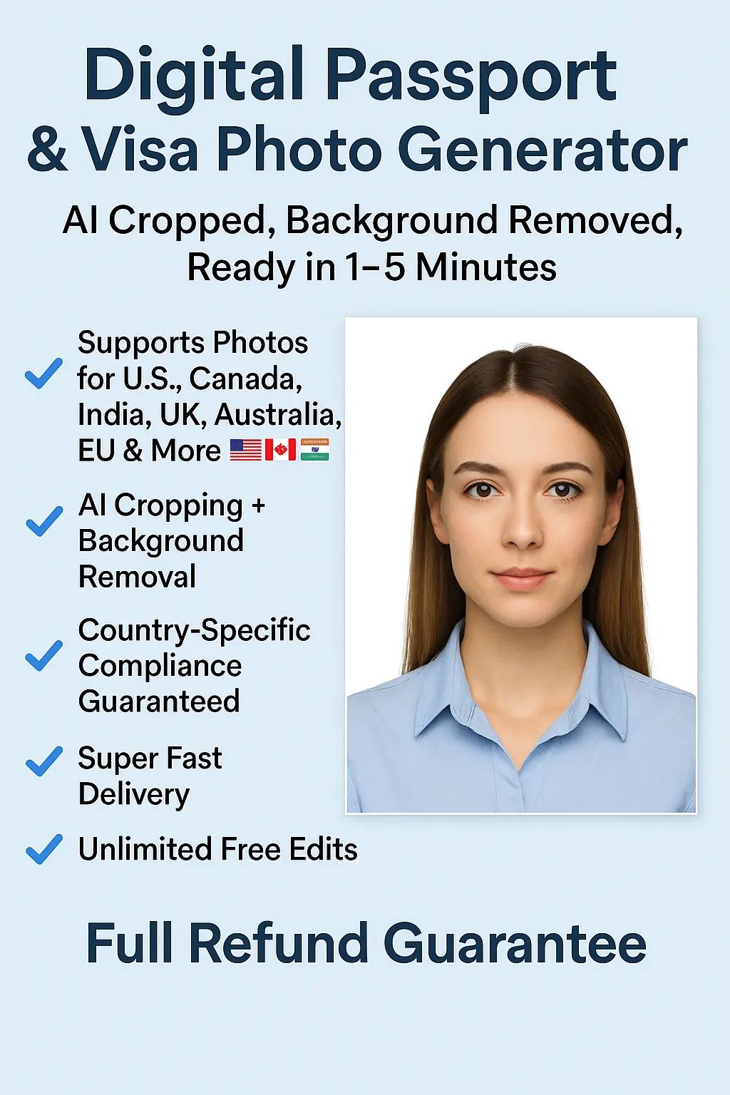 AI passport photo